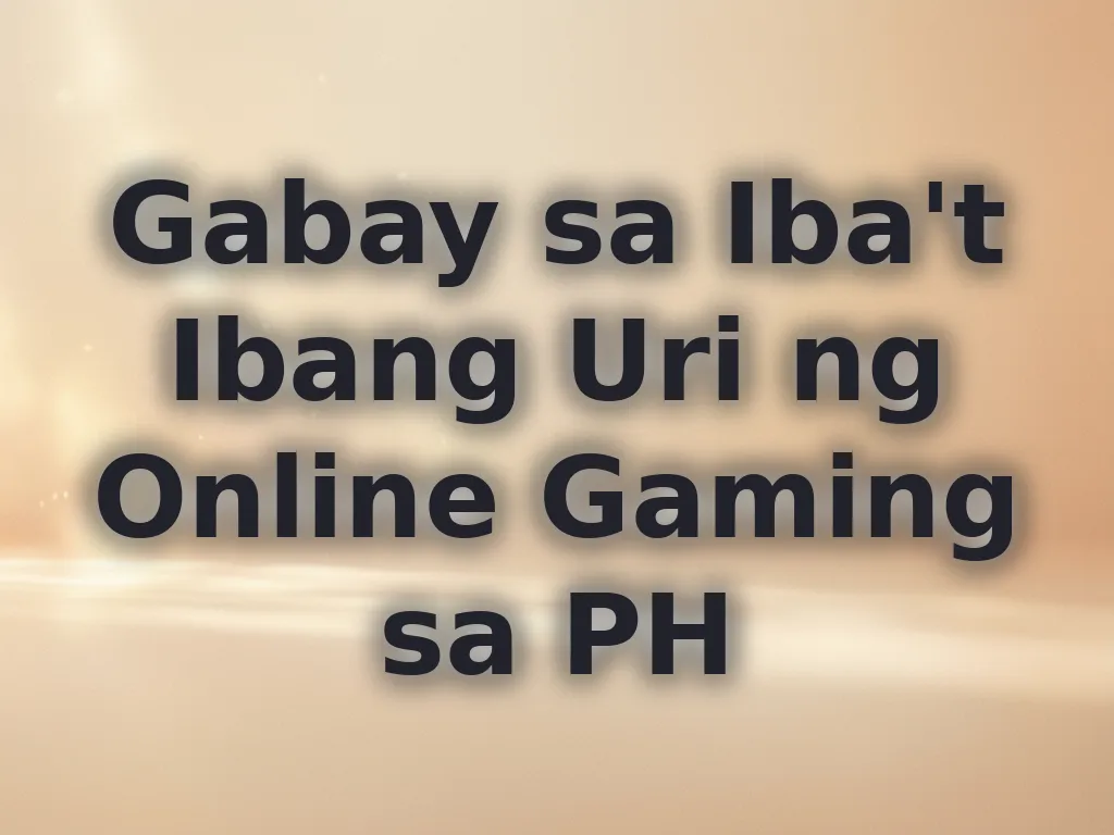 Gaming categories