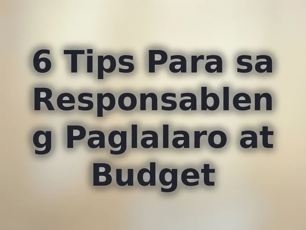 Budget tips