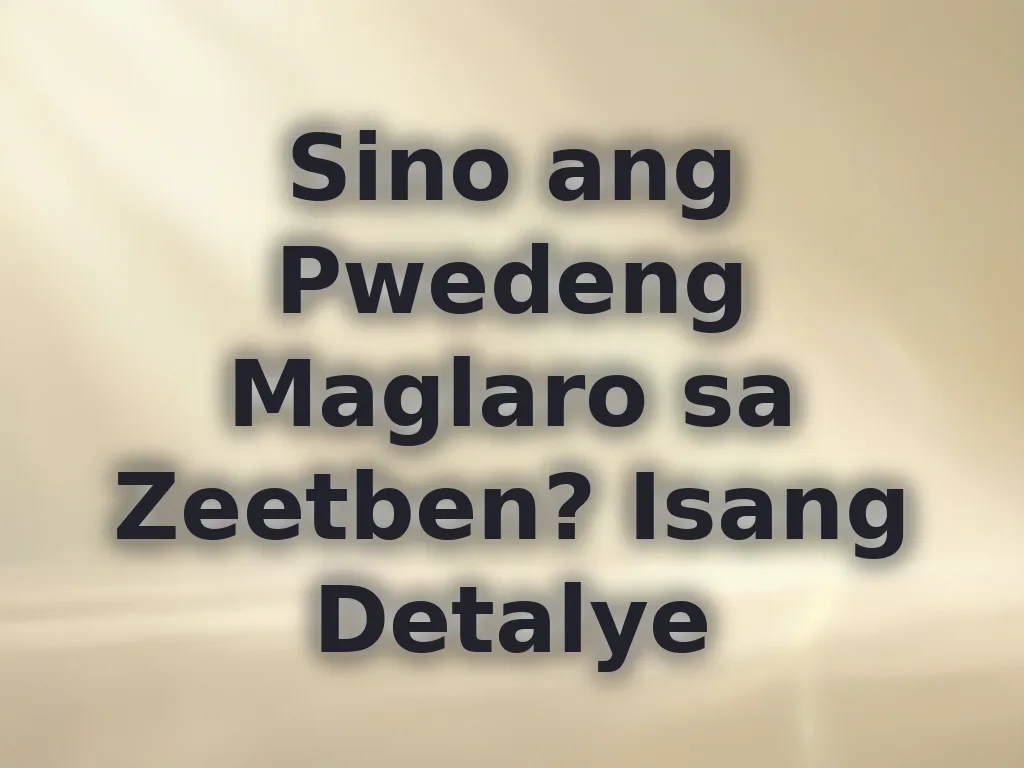 Mga panuntunan sa eligibility ng player